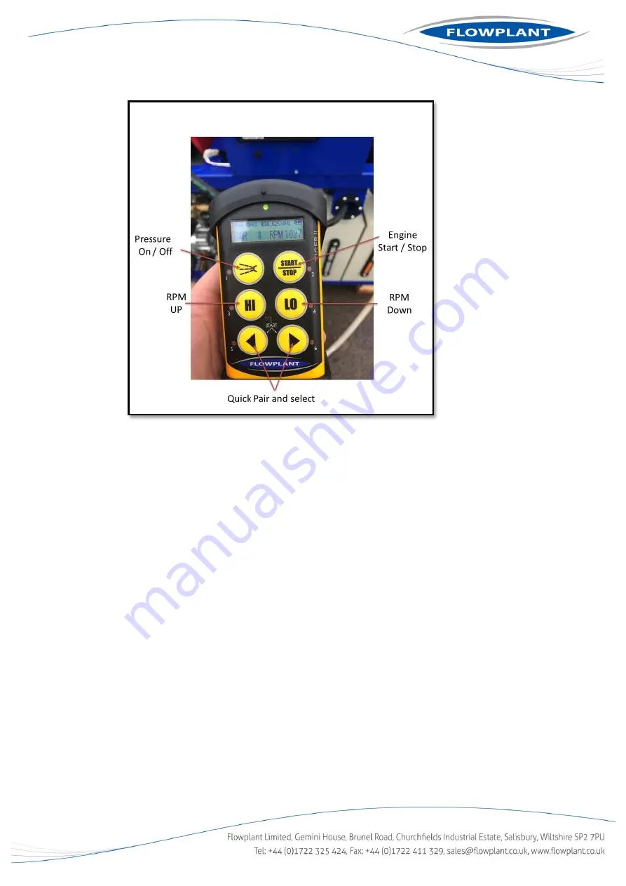 Flowplant 003301 Operation & Maintenance Manual Download Page 25