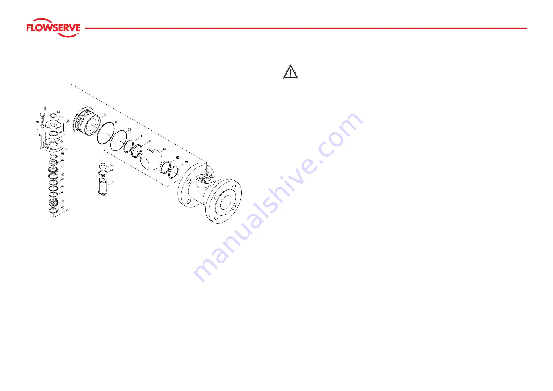 Flowserve Argus EK 71 Service Manual Download Page 11