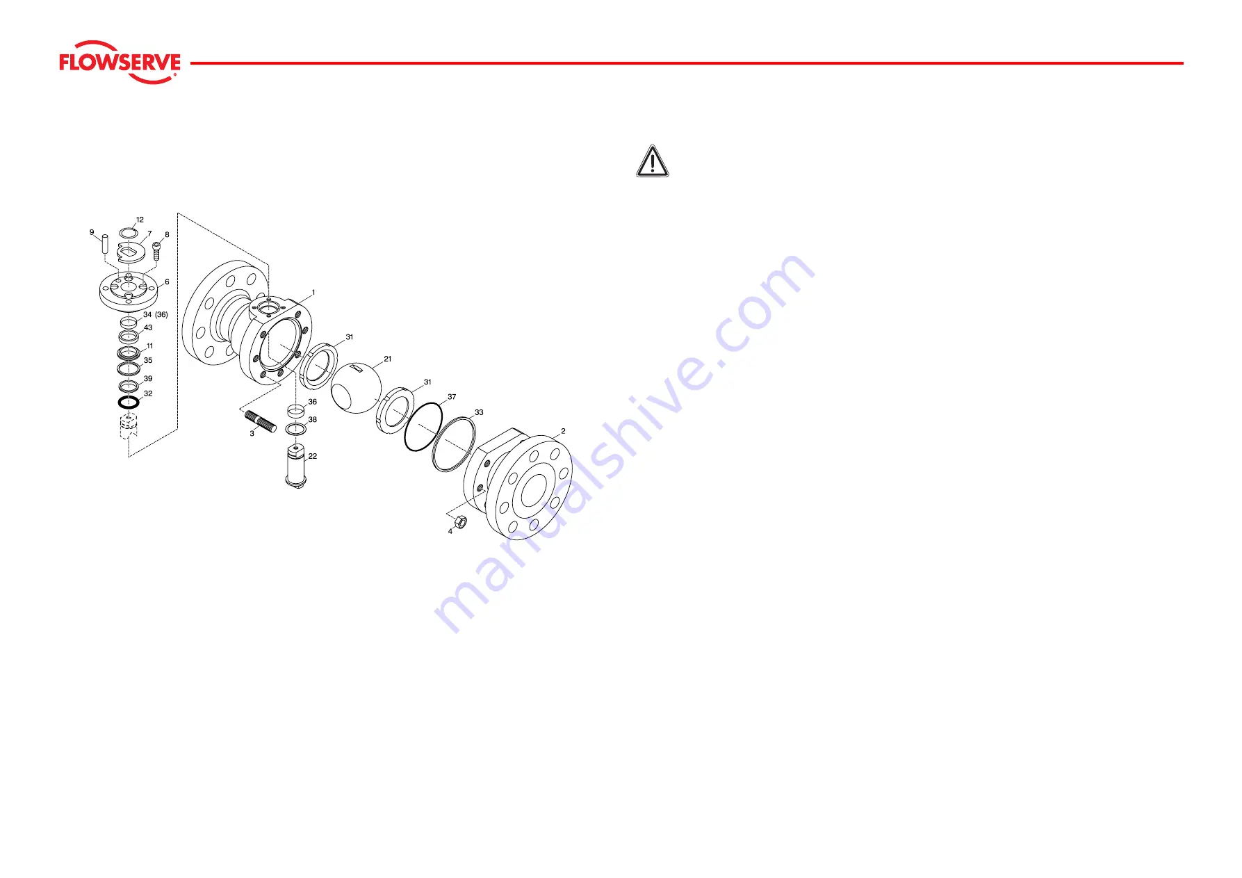 Flowserve Argus EK 71 Service Manual Download Page 15