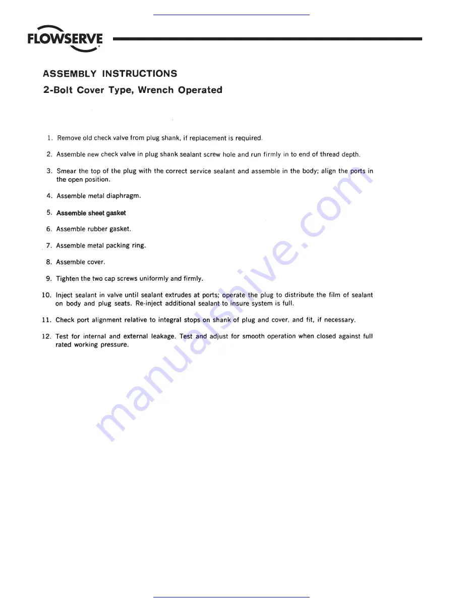 Flowserve Hypreseal Series Repair Manual Download Page 6