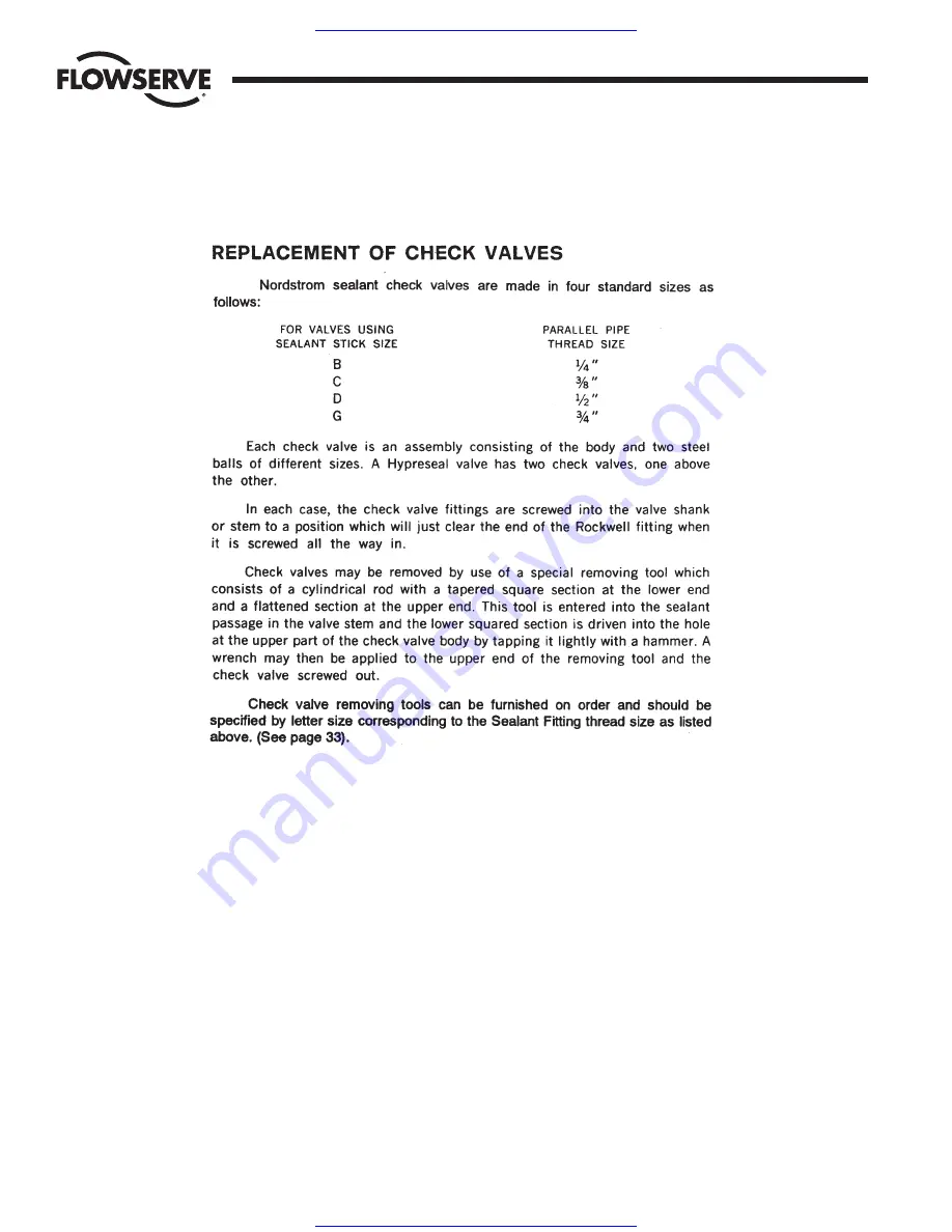 Flowserve Hypreseal Series Repair Manual Download Page 32