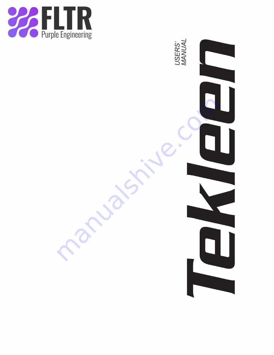 FLTR Tekleen GB6-B User Manual Download Page 1