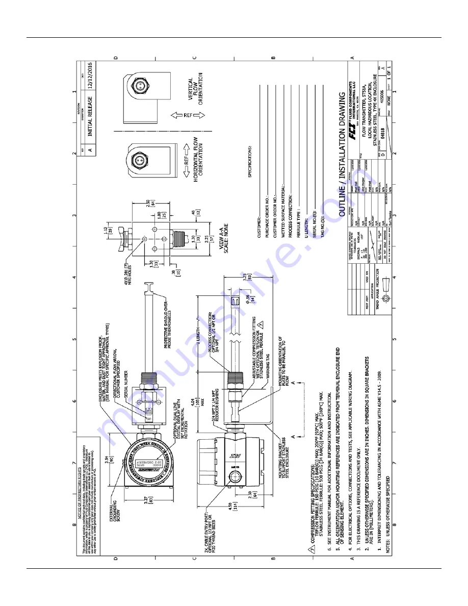 Fluid Components Intl ST51A Installation, Operation & Maintenance Instruction Manual Download Page 87