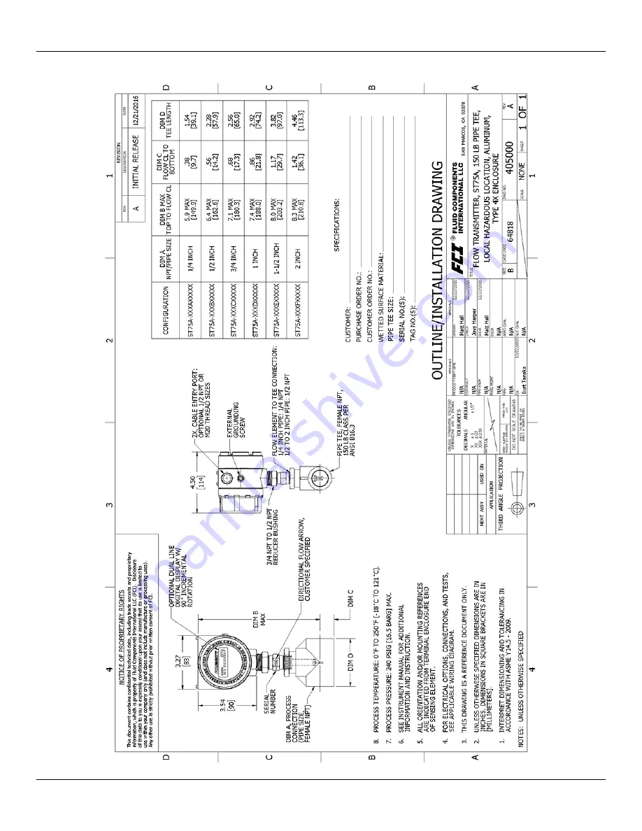 Fluid Components Intl ST51A Installation, Operation & Maintenance Instruction Manual Download Page 89