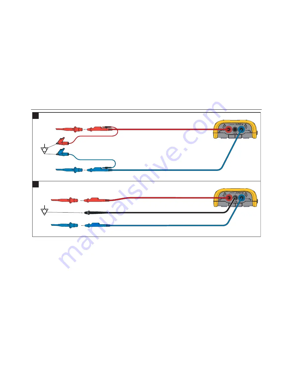 Fluke 123B/NA User Manual Download Page 25