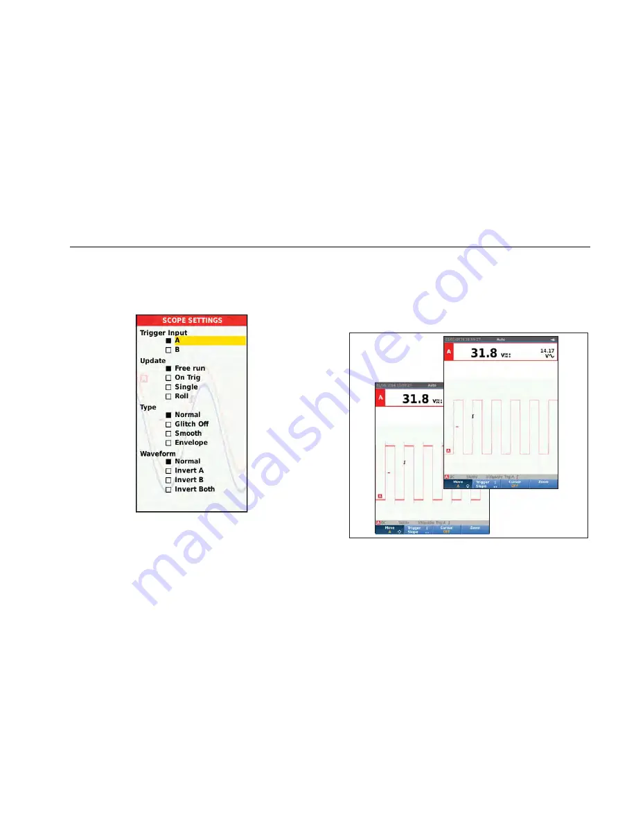 Fluke 123B/NA User Manual Download Page 33