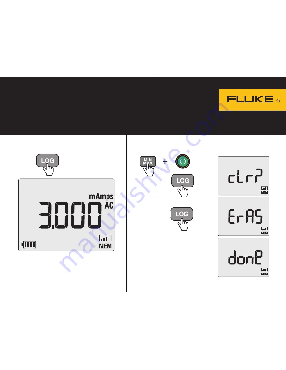 Fluke 368 FC Quick Reference Card Download Page 1