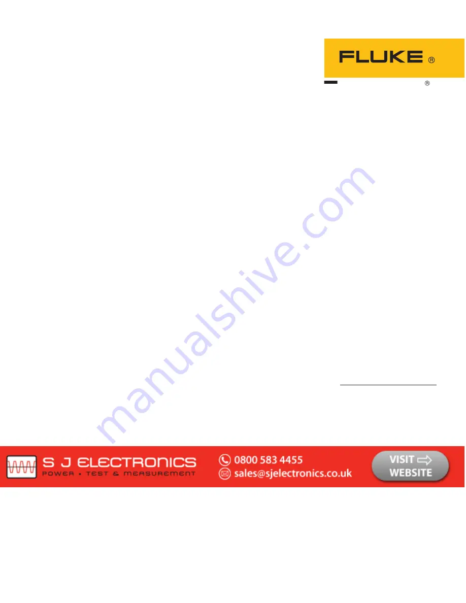 Fluke 7012 User Manual Download Page 1