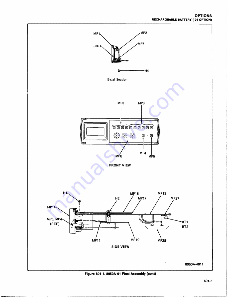 Fluke 8050A Instruction Manual Download Page 86