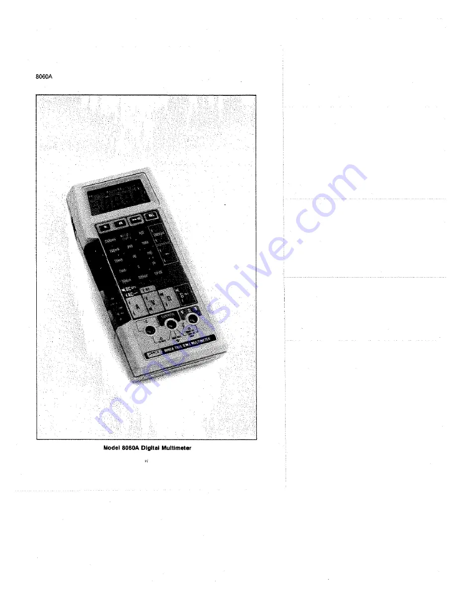 Fluke 8060A Скачать руководство пользователя страница 10