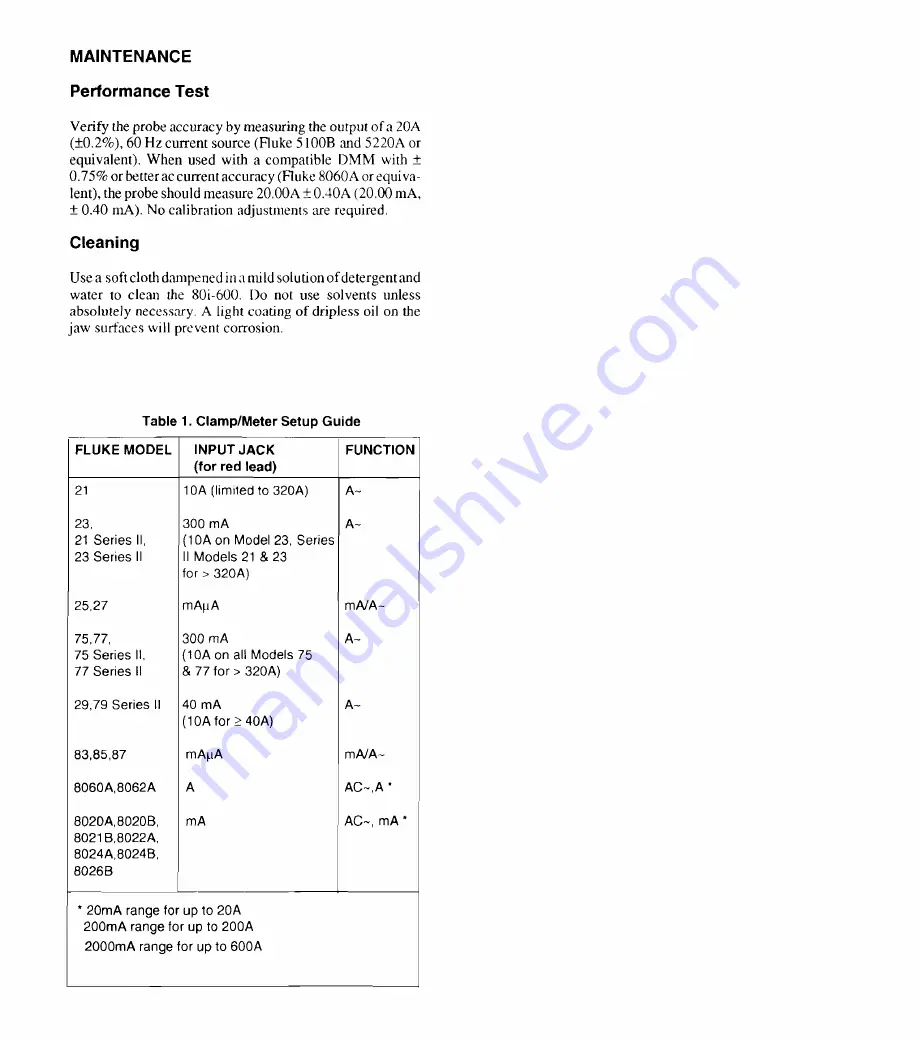 Fluke 80i-600 Instruction Sheet Download Page 3