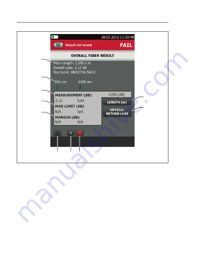 Fluke CableAnalyzer DSX-5000 Technical Reference Handbook Download Page 390