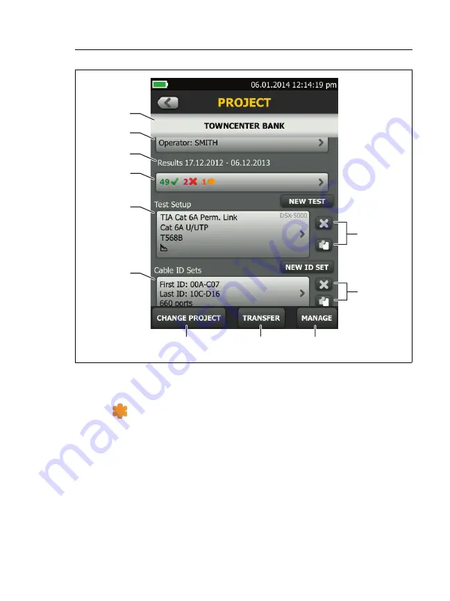 Fluke CableAnalyzer DSX-602 User Manual Download Page 85