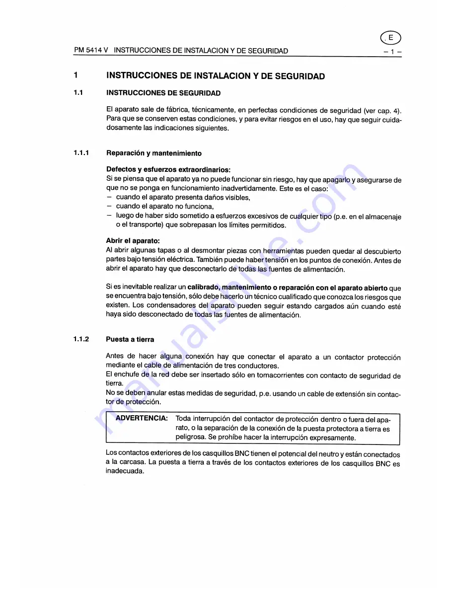 Fluke PM5414V User Manual Download Page 95