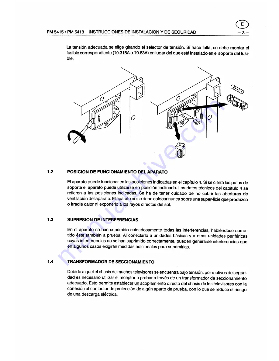 Fluke PM5415 User Manual Download Page 543