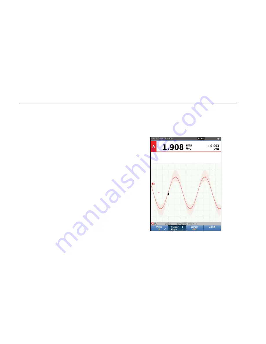 Fluke ScopeMeter 123B User Manaul Download Page 132