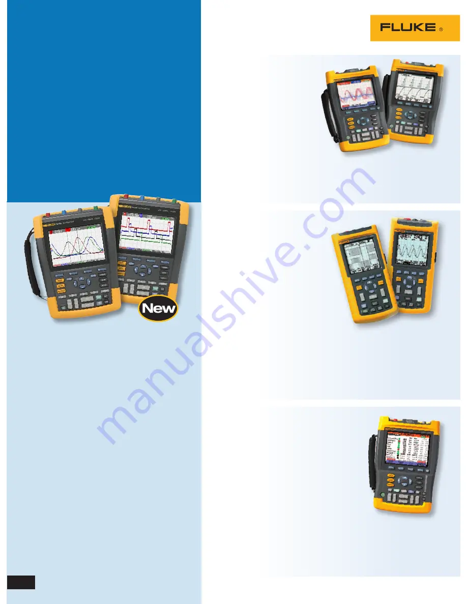 Fluke ScopeMeter 190-104 Datasheet Download Page 8