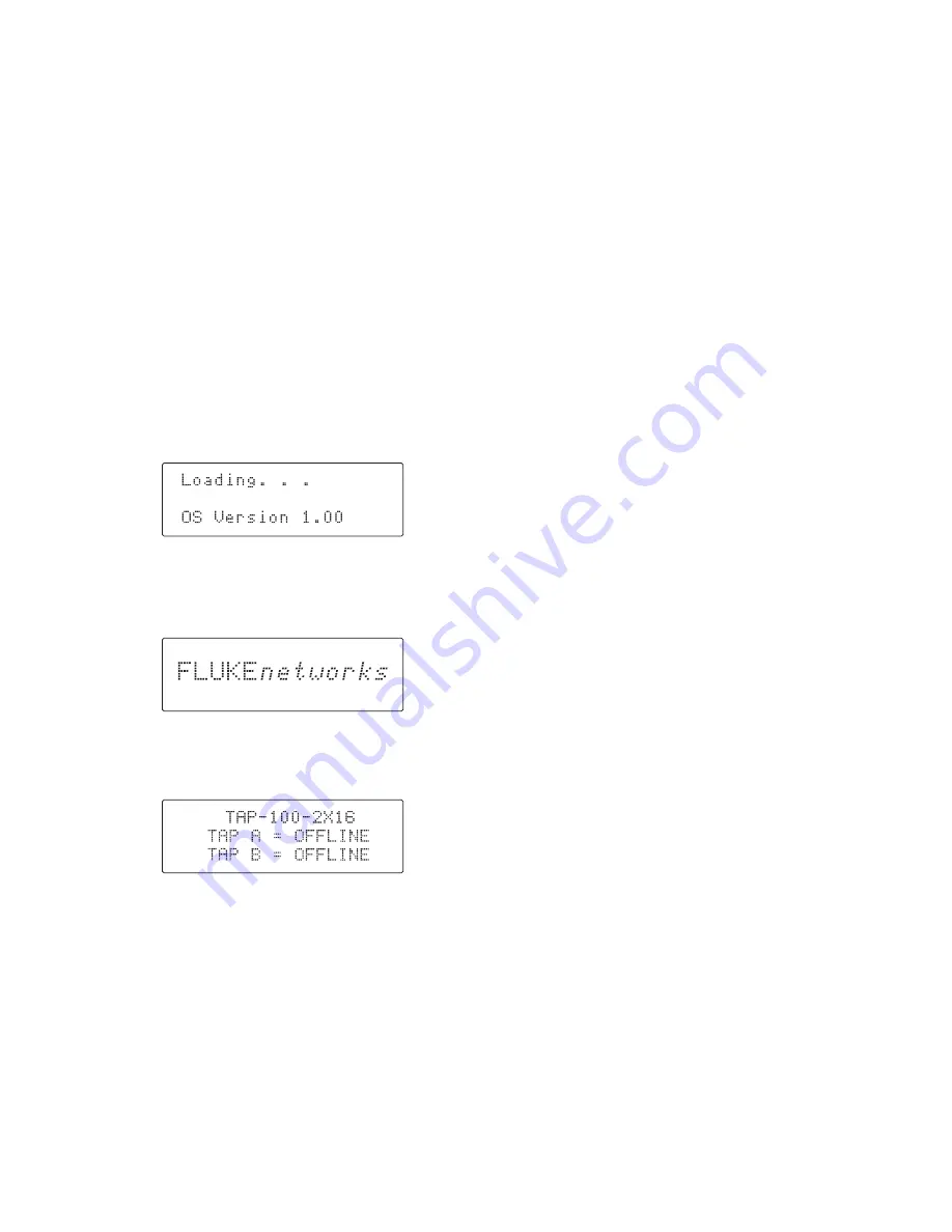 Fluke TAP-100-2X16 Hardware Manual Download Page 10