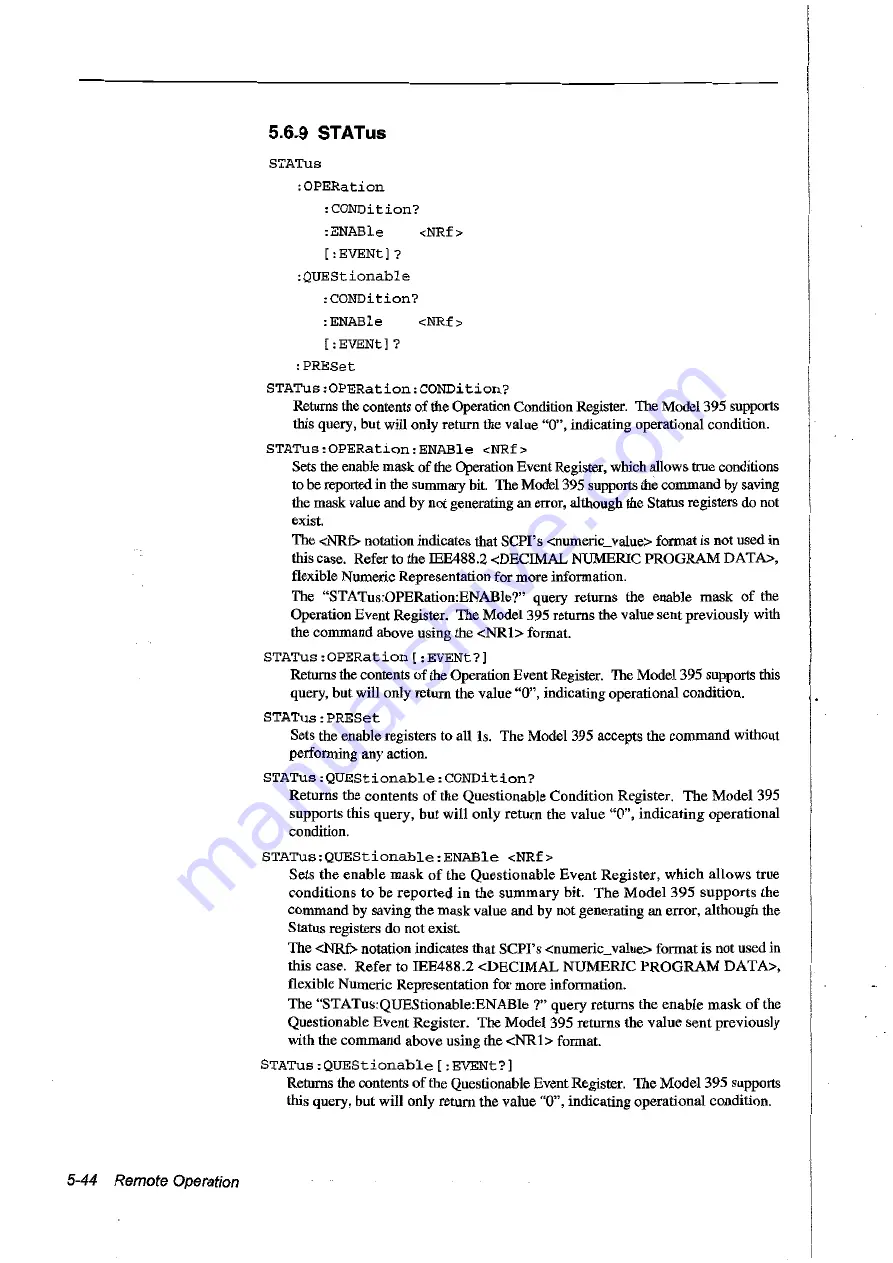 Fluke Wavetek-Datron 395 User Handbook Manual Download Page 199