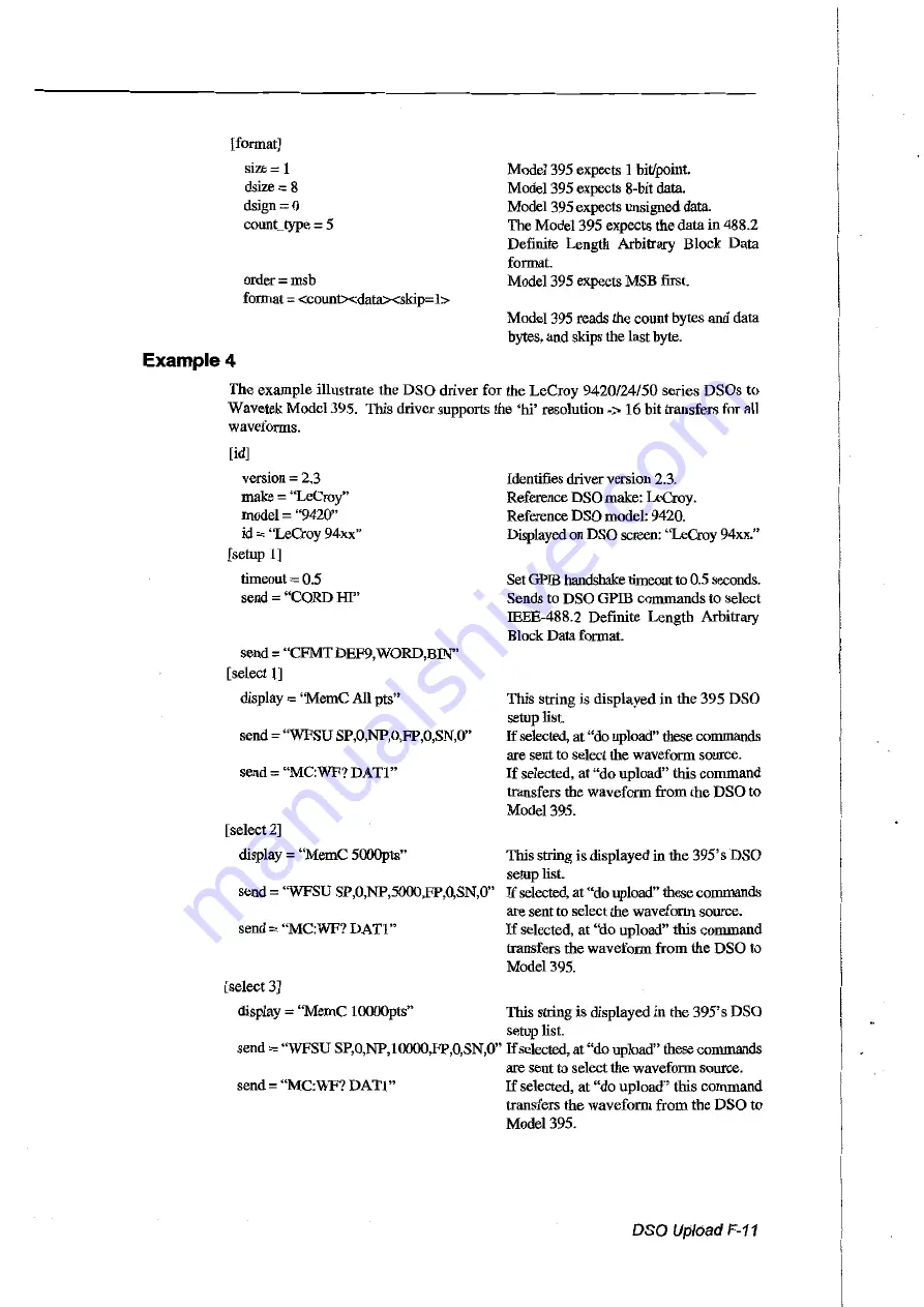 Fluke Wavetek-Datron 395 User Handbook Manual Download Page 268