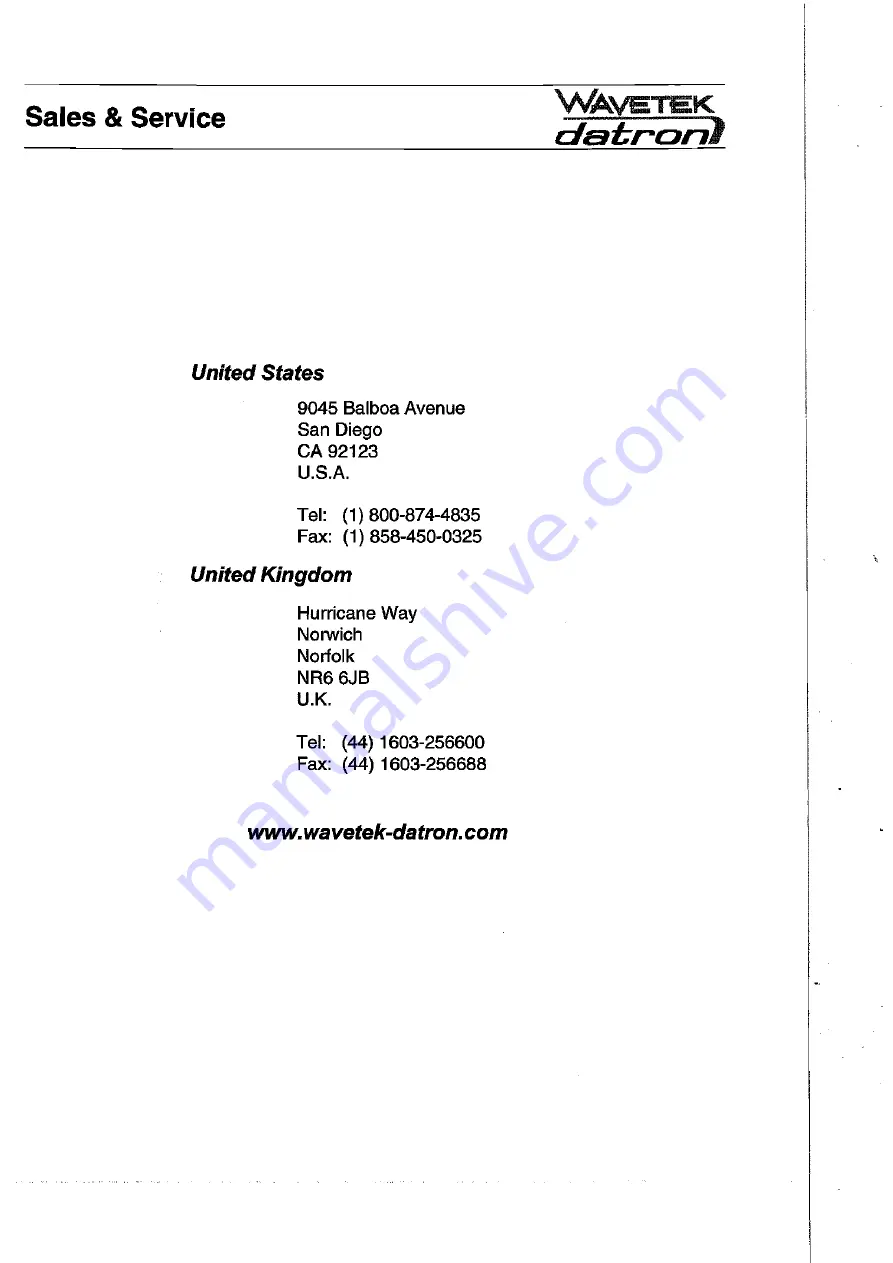 Fluke Wavetek-Datron 395 User Handbook Manual Download Page 284