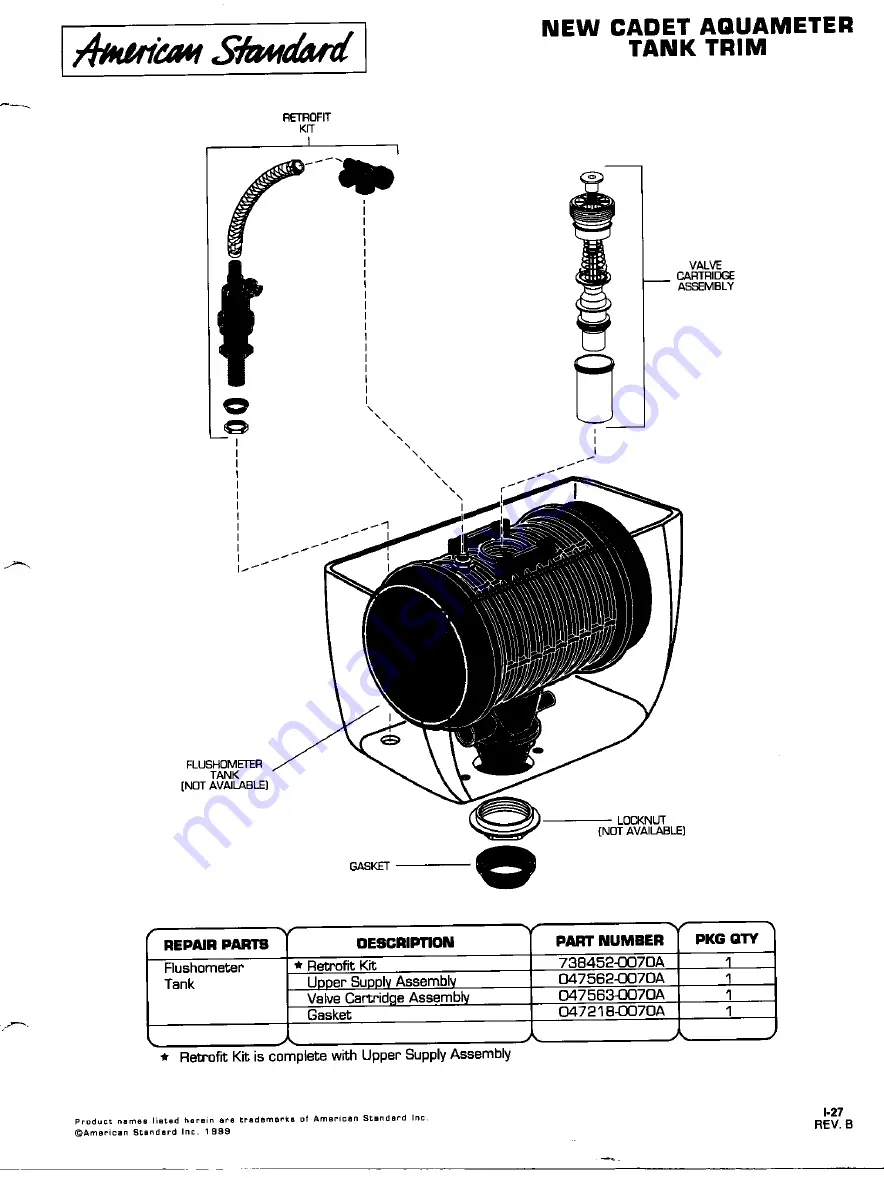 Flushmate 501-A Series Скачать руководство пользователя страница 2