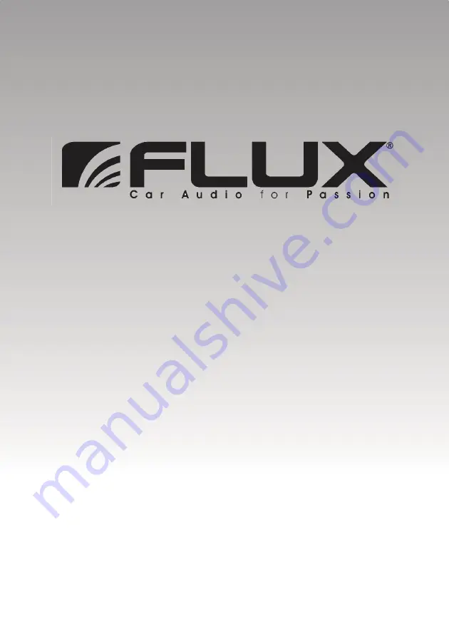 Flux 160 MC2 Скачать руководство пользователя страница 1