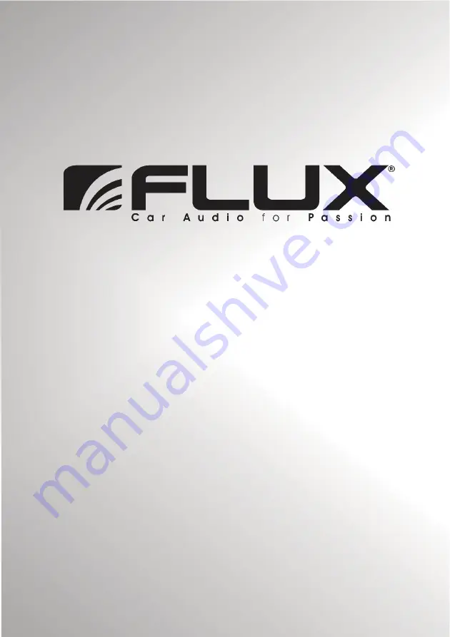 Flux BC 261 Installation Manual Download Page 1