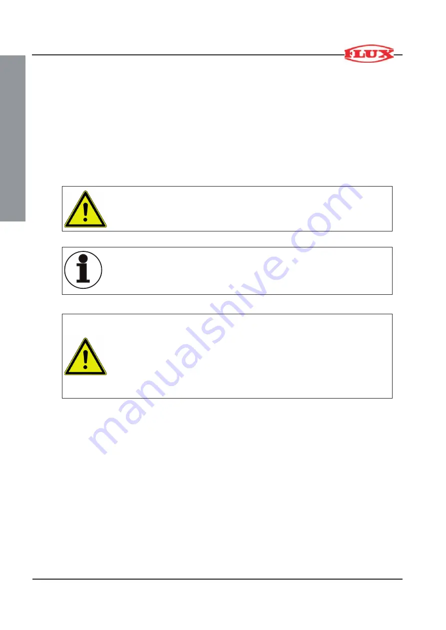 Flux F 424 HC Скачать руководство пользователя страница 18