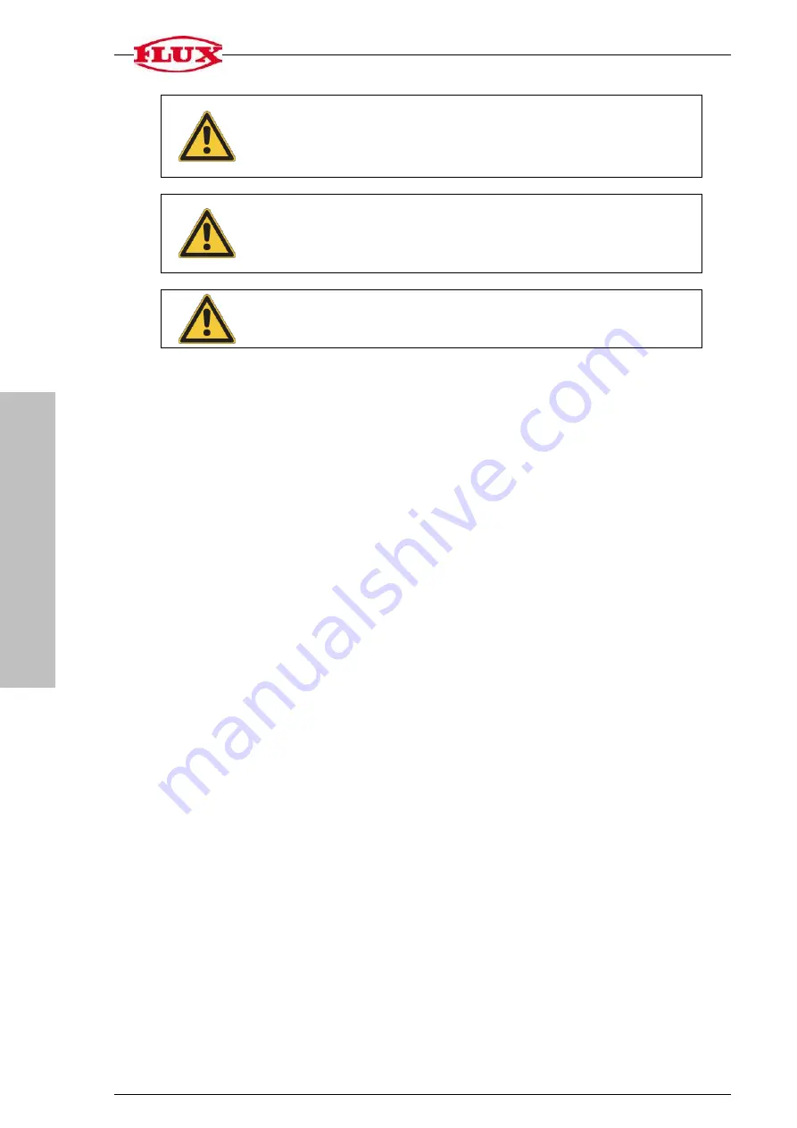 Flux F 550 GS6 Series Main Operating Instructions Download Page 34