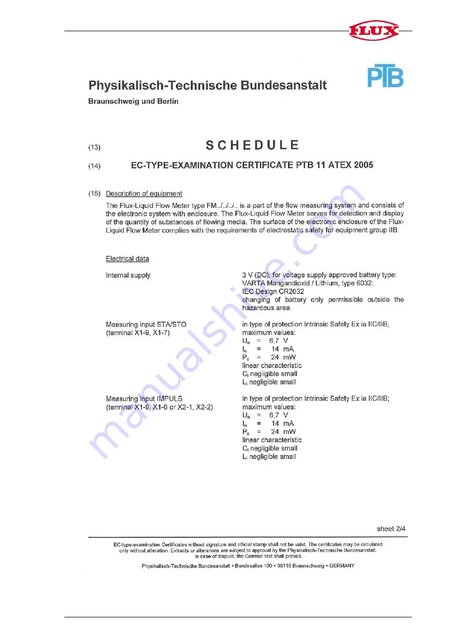 Flux FMC 100 Original Main Operating Instructions Download Page 45