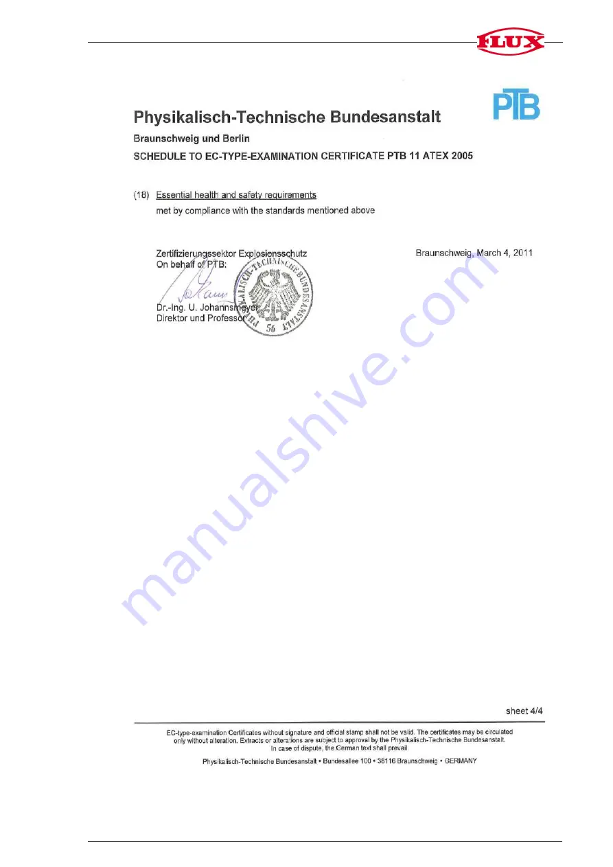 Flux FMC 100 Original Main Operating Instructions Download Page 47