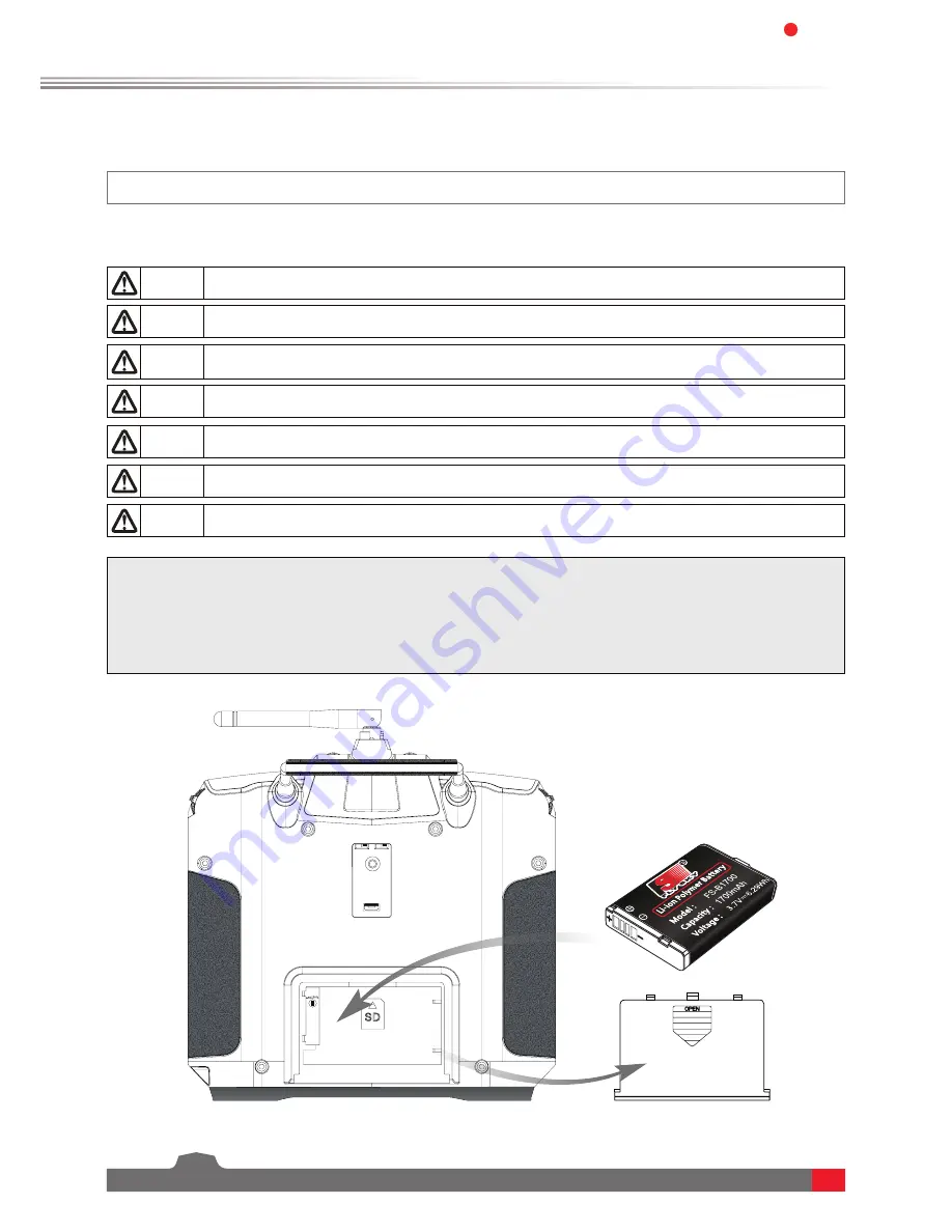 Fly Sky FS-i10 Instruction Manual Download Page 12