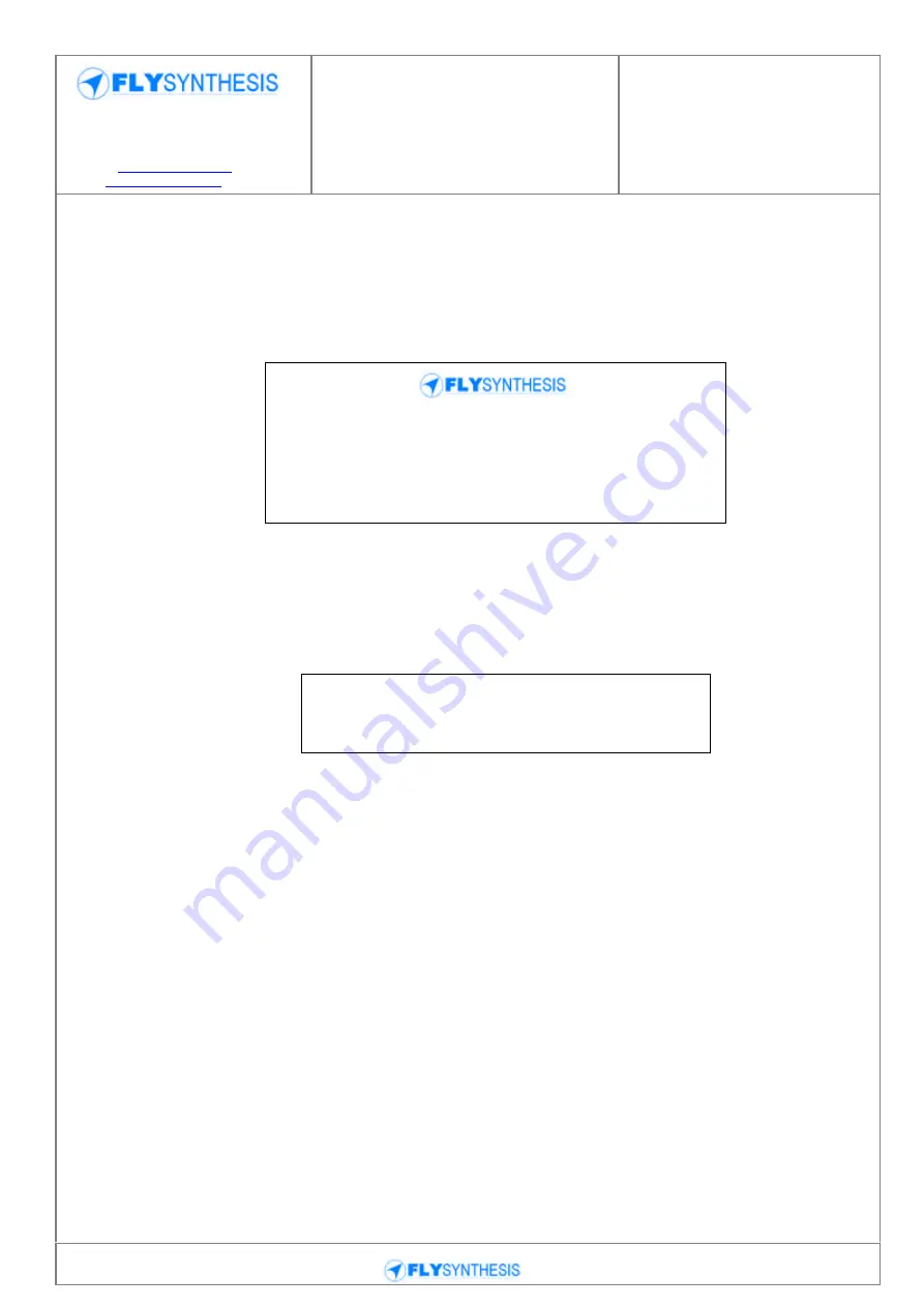 Fly Synthesis Texan top class 580 ISR Maintenance Manual Download Page 70