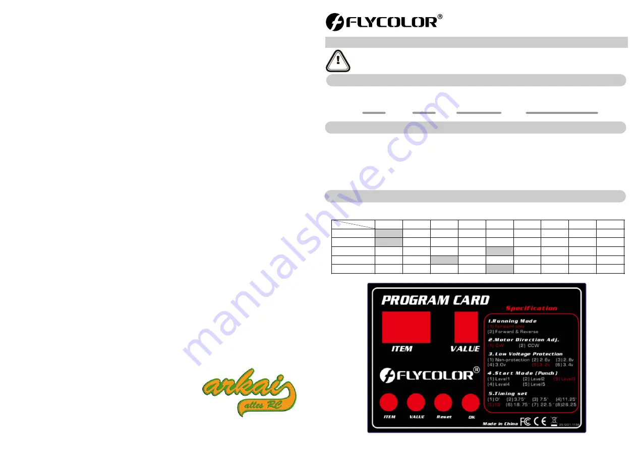 Flycolor R-PCR2B User Manual Download Page 1