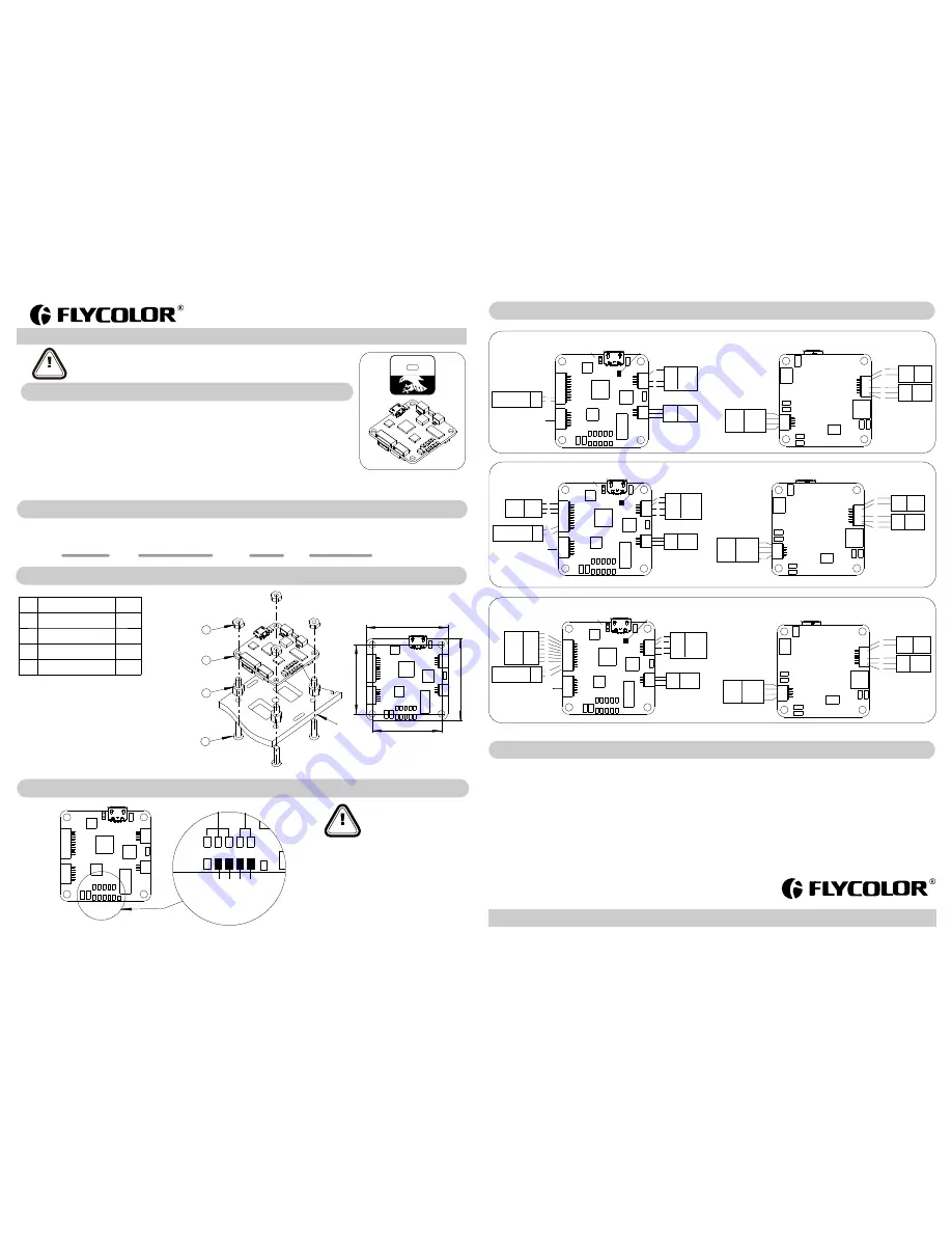 Flycolor Raptor390 Tower F3 FC User Manual Download Page 1