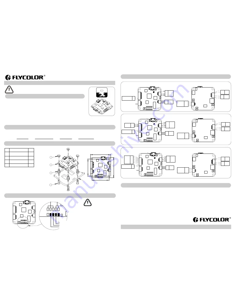 Flycolor Raptor390 Tower F3 FC User Manual Download Page 2