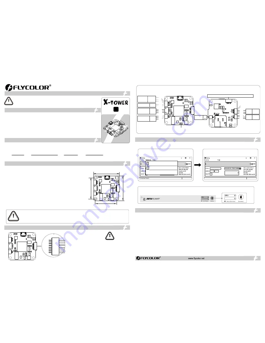 Flycolor X-Tower F4 FC User Manual Download Page 2