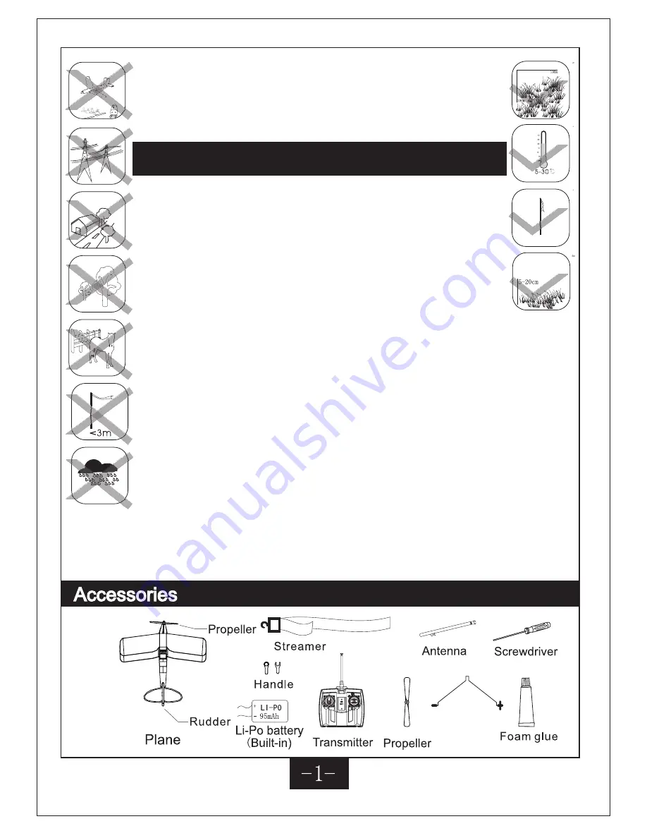 Flying Gadgets Flight 2 Channel Series Instruction Manual Download Page 2