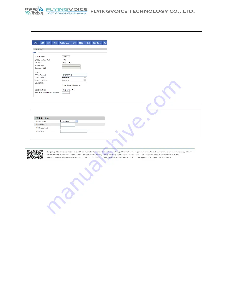 Flying Voice Technology FWR7102 User Manual Download Page 28