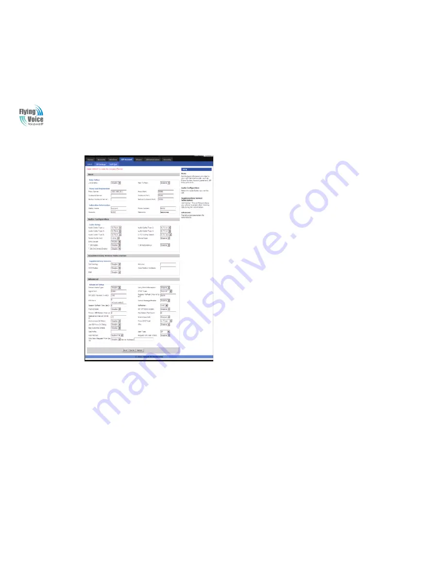 Flying Voice G801 User Manual Download Page 35