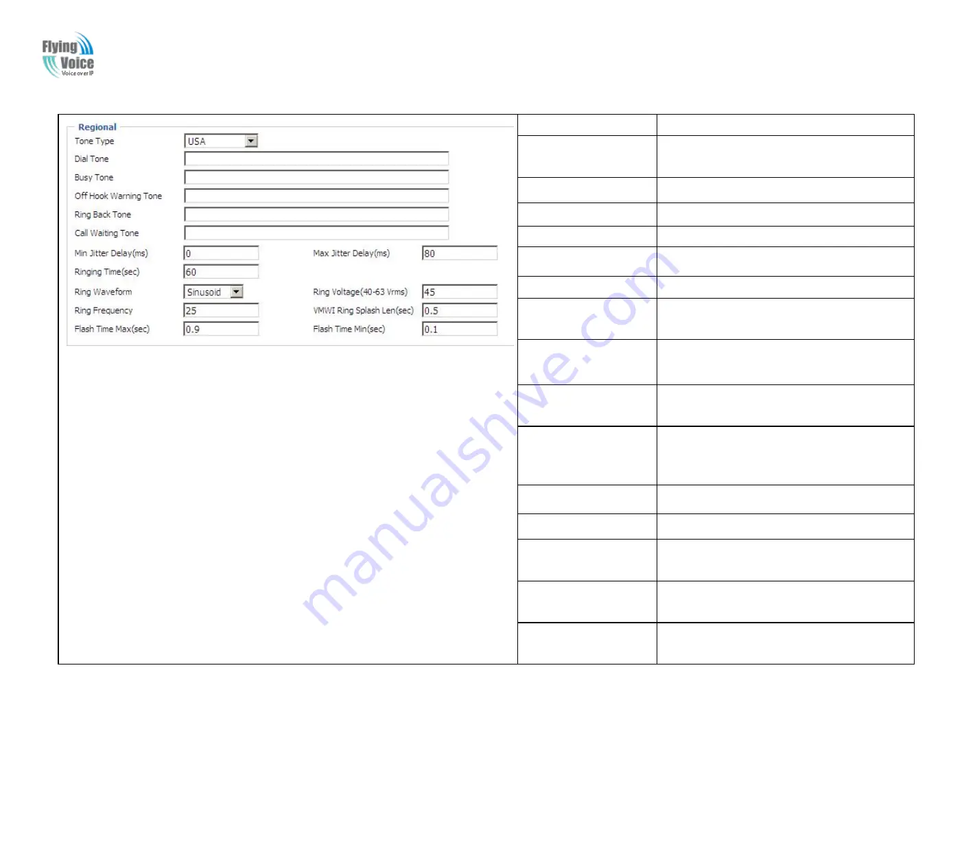 Flying Voice G802 User Manual Download Page 56