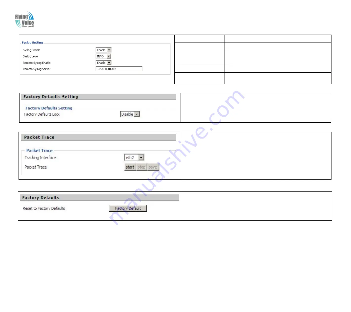 Flying Voice G802 User Manual Download Page 70