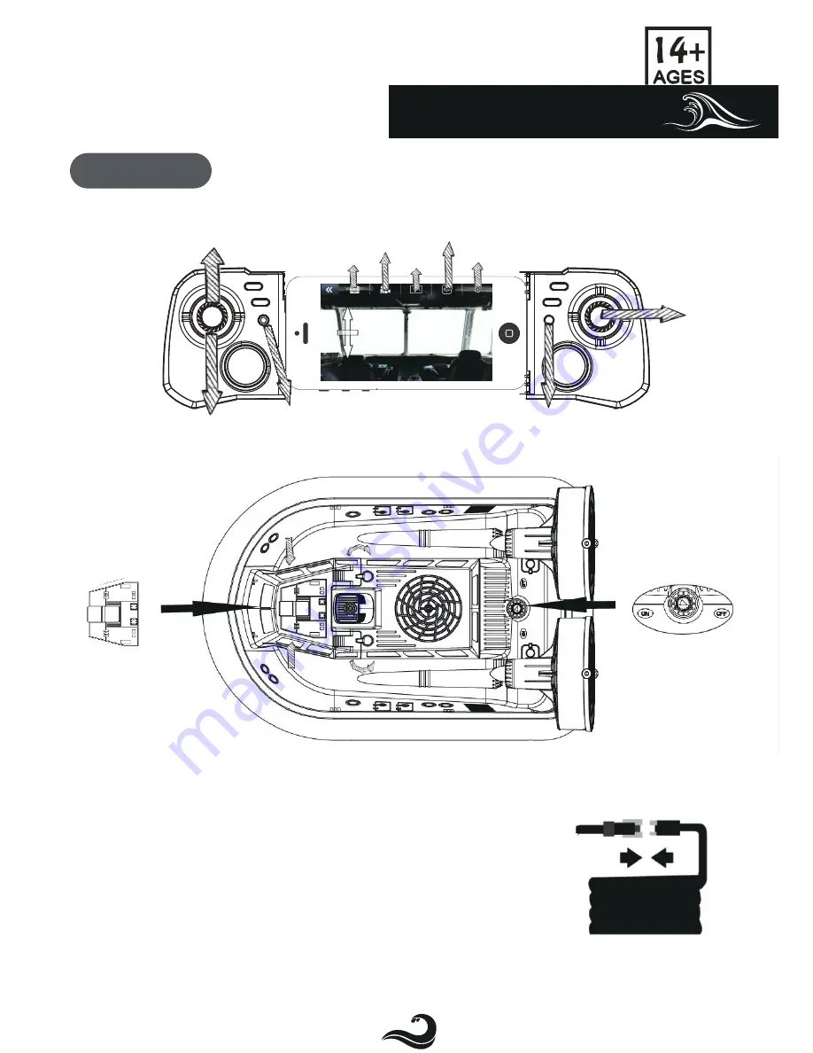 Flying3D Air Cushion Ship Instruction Manual Download Page 1