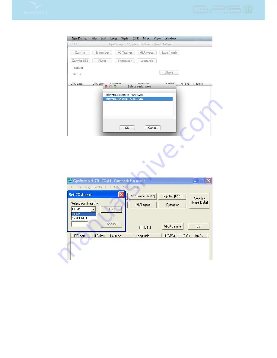 Flymaster GPS SD User Manual Download Page 52