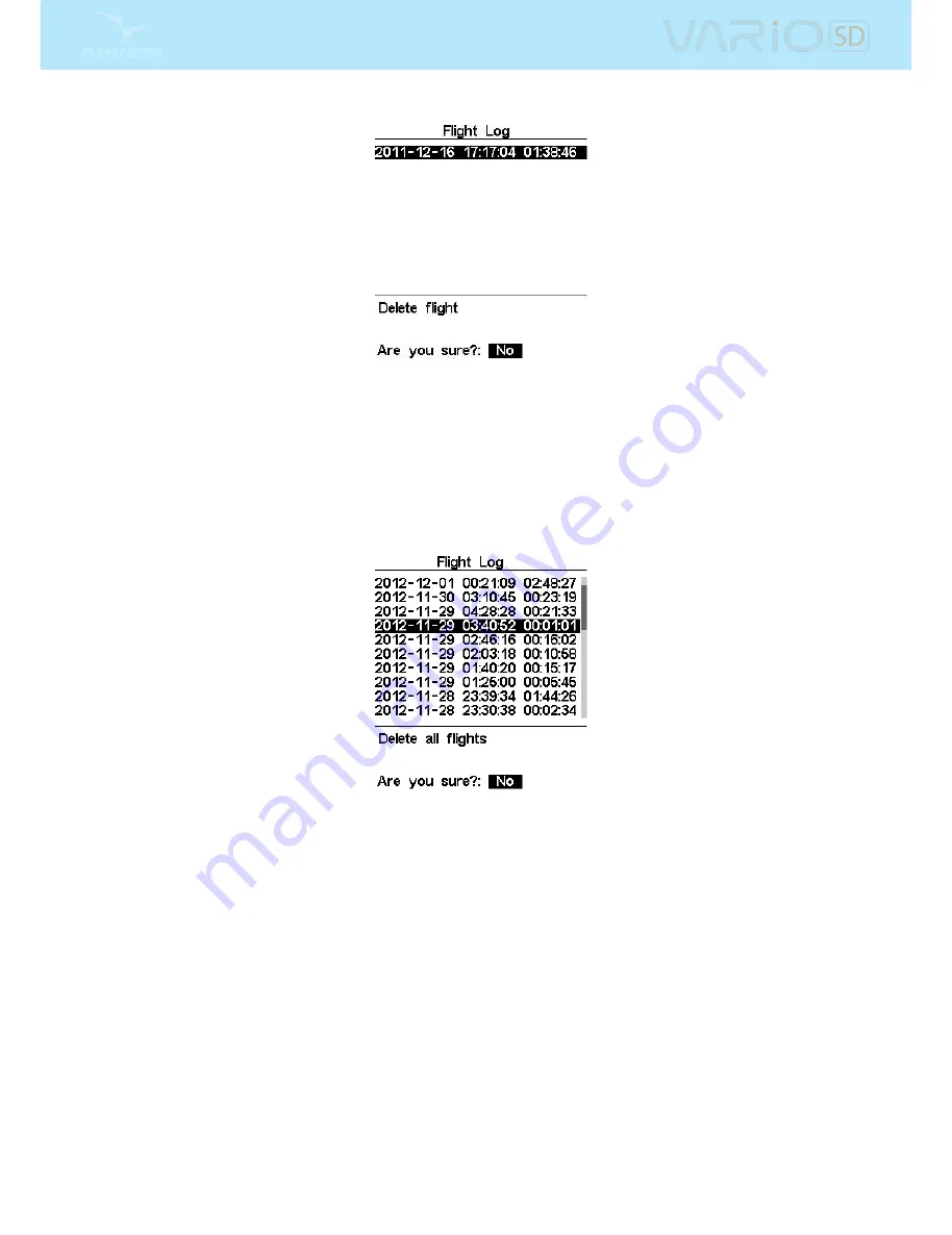 Flymaster Vario SD User Manual Download Page 16