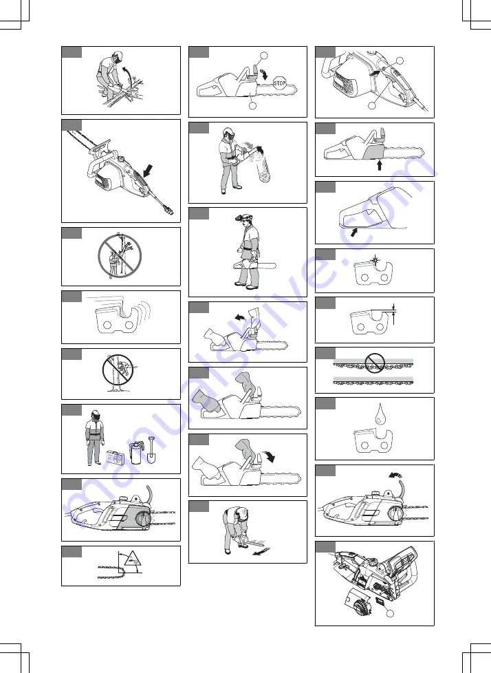 Flymo EasiSaw 350E Operator'S Manual Download Page 3