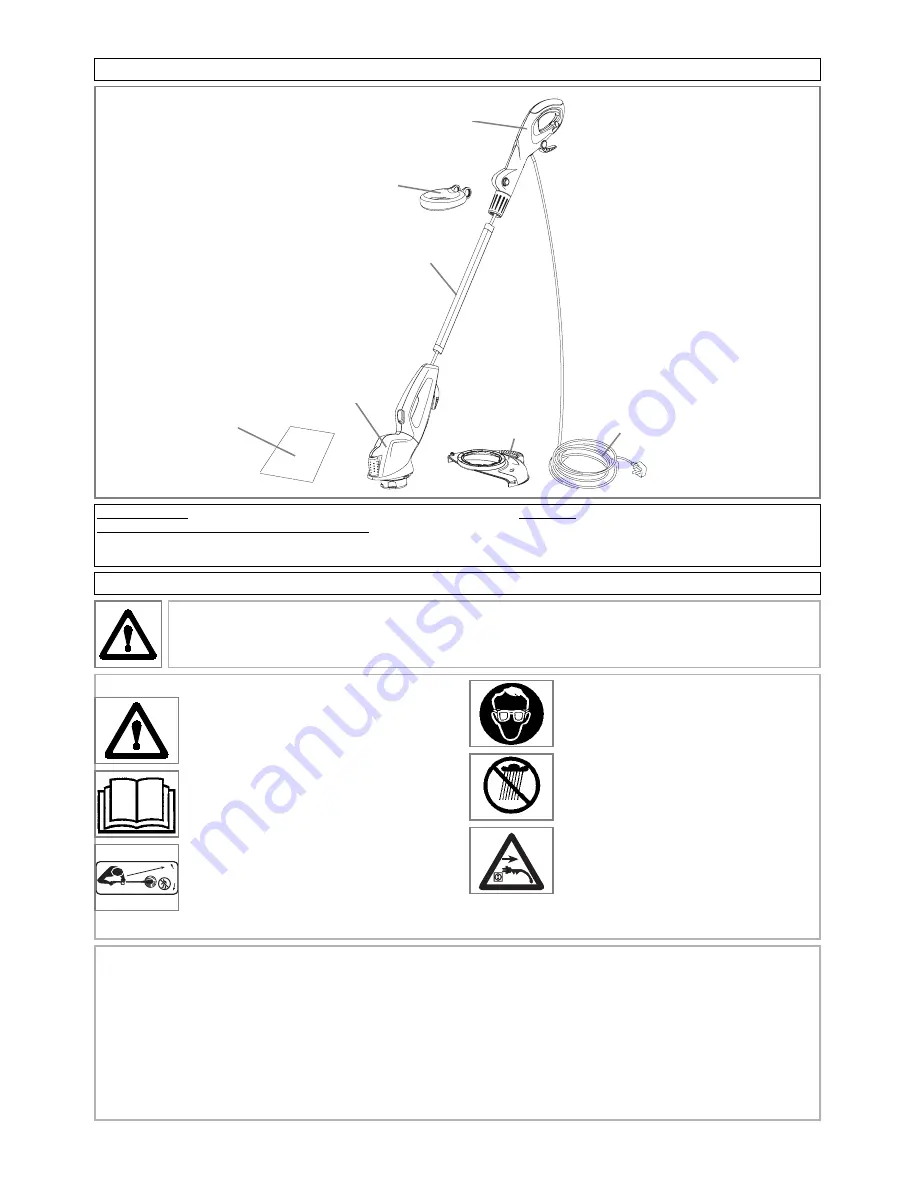 Flymo Power Trim Lawn Trimmer User Manual Download Page 2