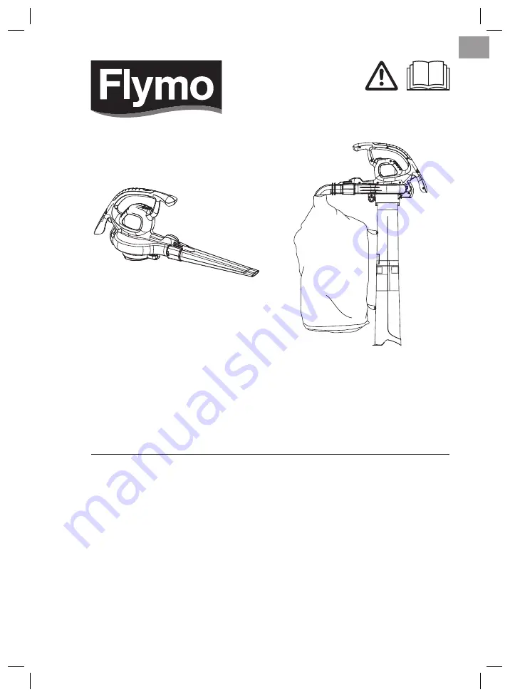 Flymo Power Vac 3000 Operator'S Manual Download Page 1