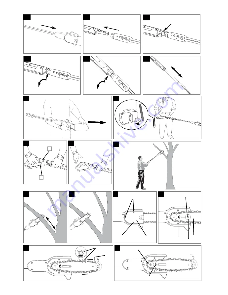 Flymo Sabre Saw Specification Sheet Download Page 2